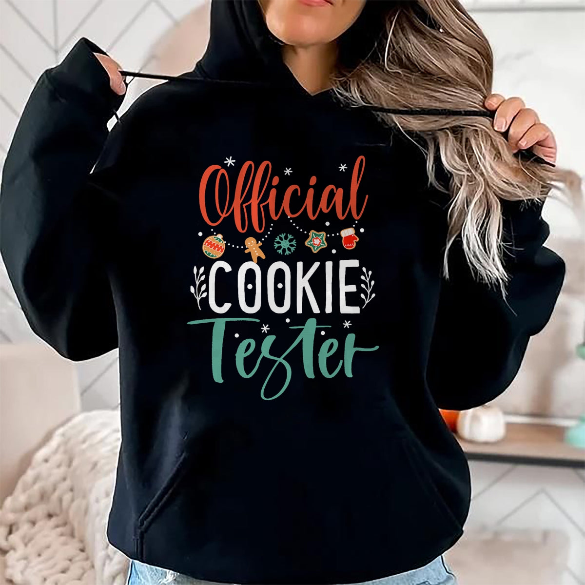 Official Cookie Tester Funny Christmas Couples Matching T-Shirt - Christmas Unisex T-Shirt/Hoodie/Sweatshirt - TRNN00