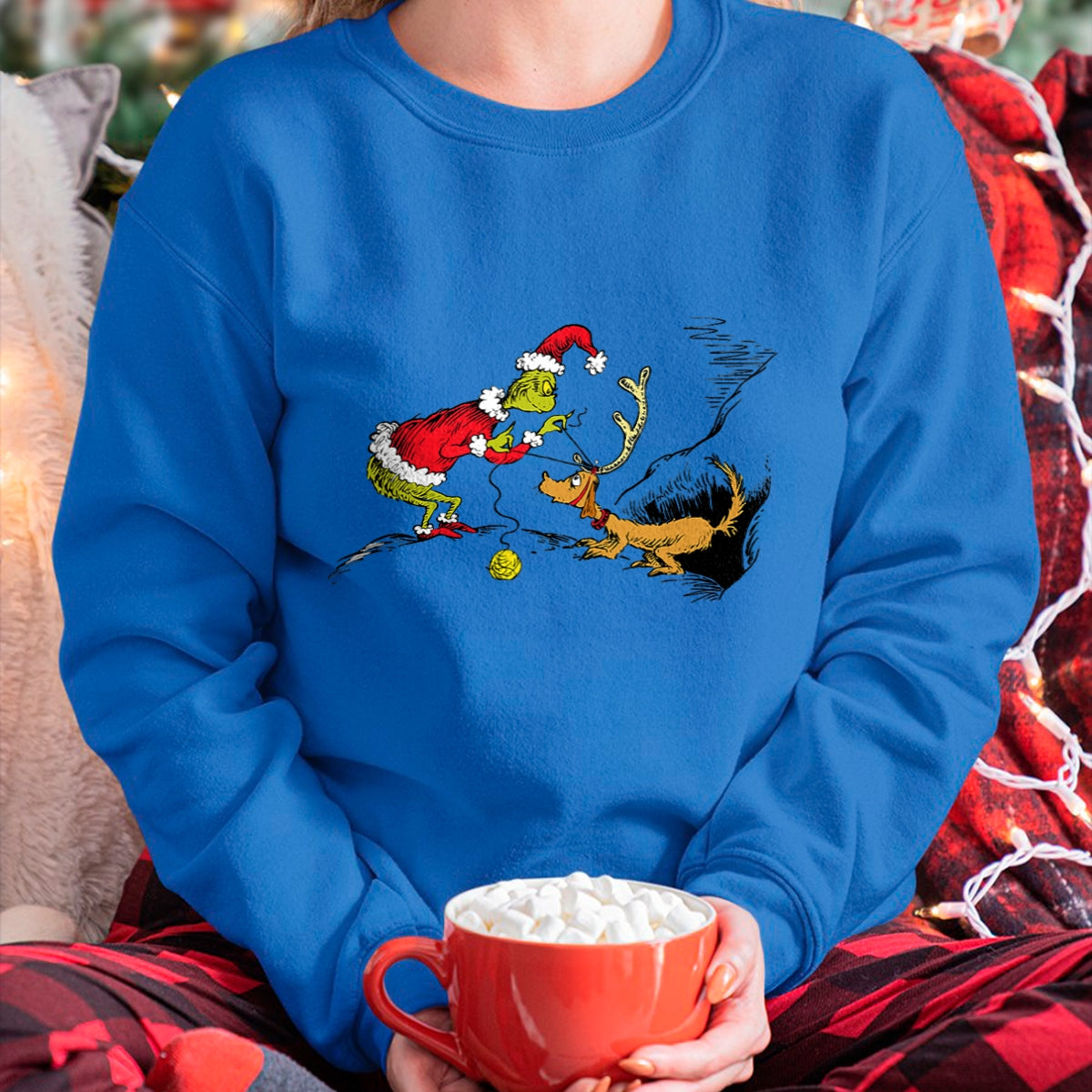 Dr. Seuss Reindeer T-shirt - Christmas Unisex T-Shirt/Hoodie/Sweatshirt - TRNN00