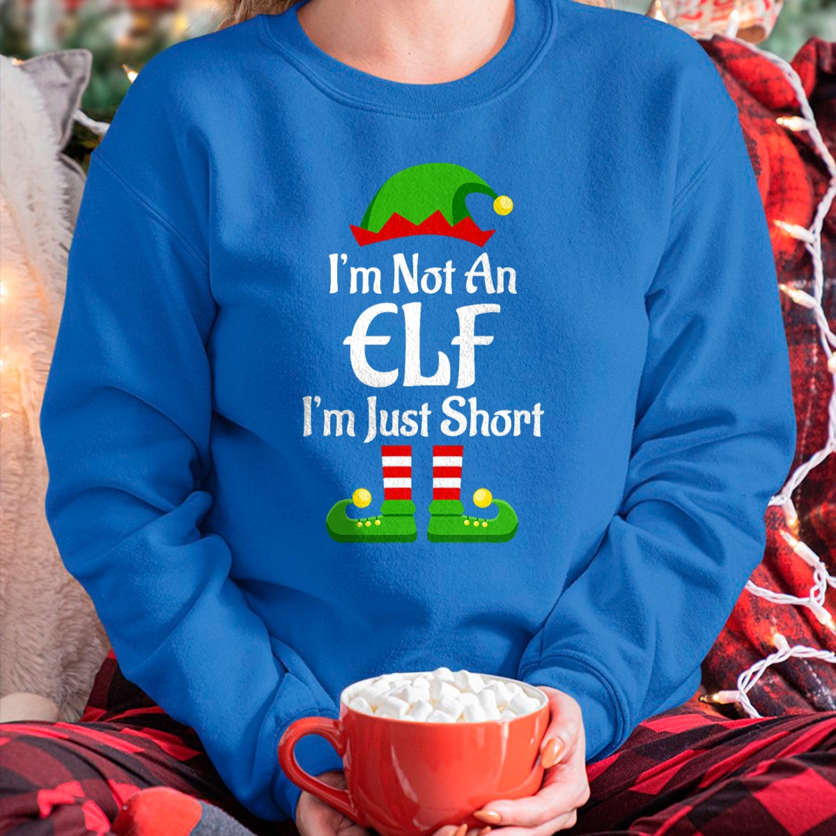 Im Not An Elf Family Christmas Pjs Matching Men Women Kids T-Shirt - Christmas Unisex T-Shirt/Hoodie/Sweatshirt - TRNN00