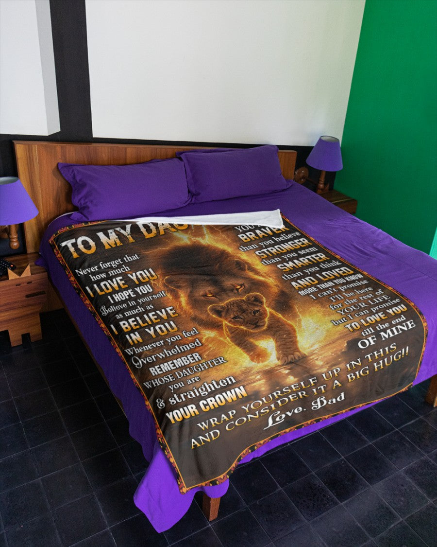 Special Gift For Your Daughter Blanket - From Dad (SKUB06-106)