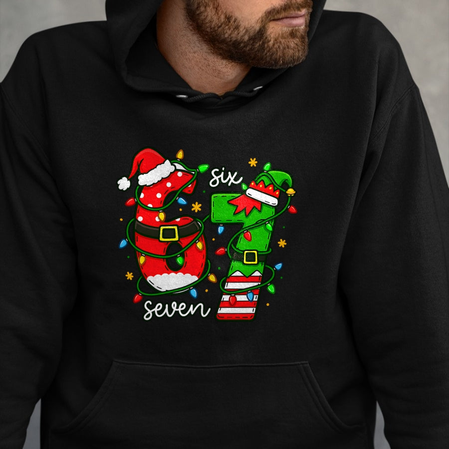Trending Six Seven Meme Christmas 67 Xmas Men Women Kids T-Shirt - Christmas Unisex T-Shirt/Hoodie/Sweatshirt - TRNN00