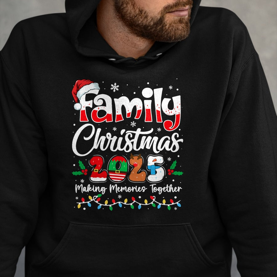 Family Christmas 2025 Matching Outfit Xmas Squad Santa T-Shirt - Christmas Unisex T-Shirt/Hoodie/Sweatshirt - TRNN00