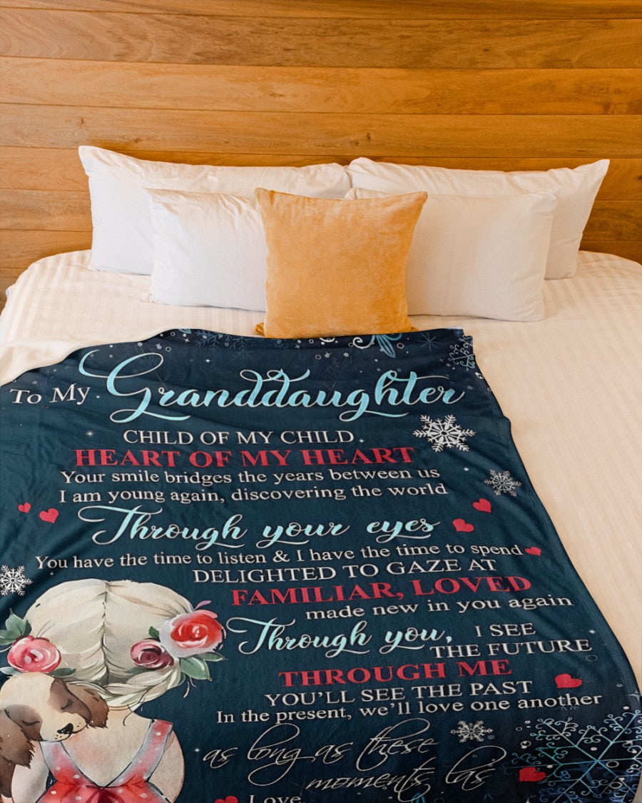 Special Gift For Your Granddaughter Blanket - From Grandma (SKUB09-136)