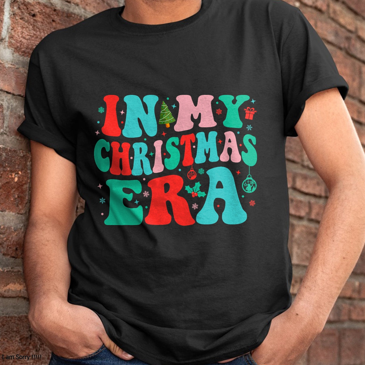 In My Christmas Era Cute Groovy Christmas Holiday Xmas T-Shirt - Christmas Unisex T-Shirt/Hoodie/Sweatshirt - TRNN00
