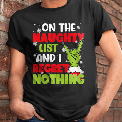 Funny Naughty List Christmas Xmas Santa Mens Womens Kids T-Shirt - Christmas Unisex T-Shirt/Hoodie/Sweatshirt - TRNN00