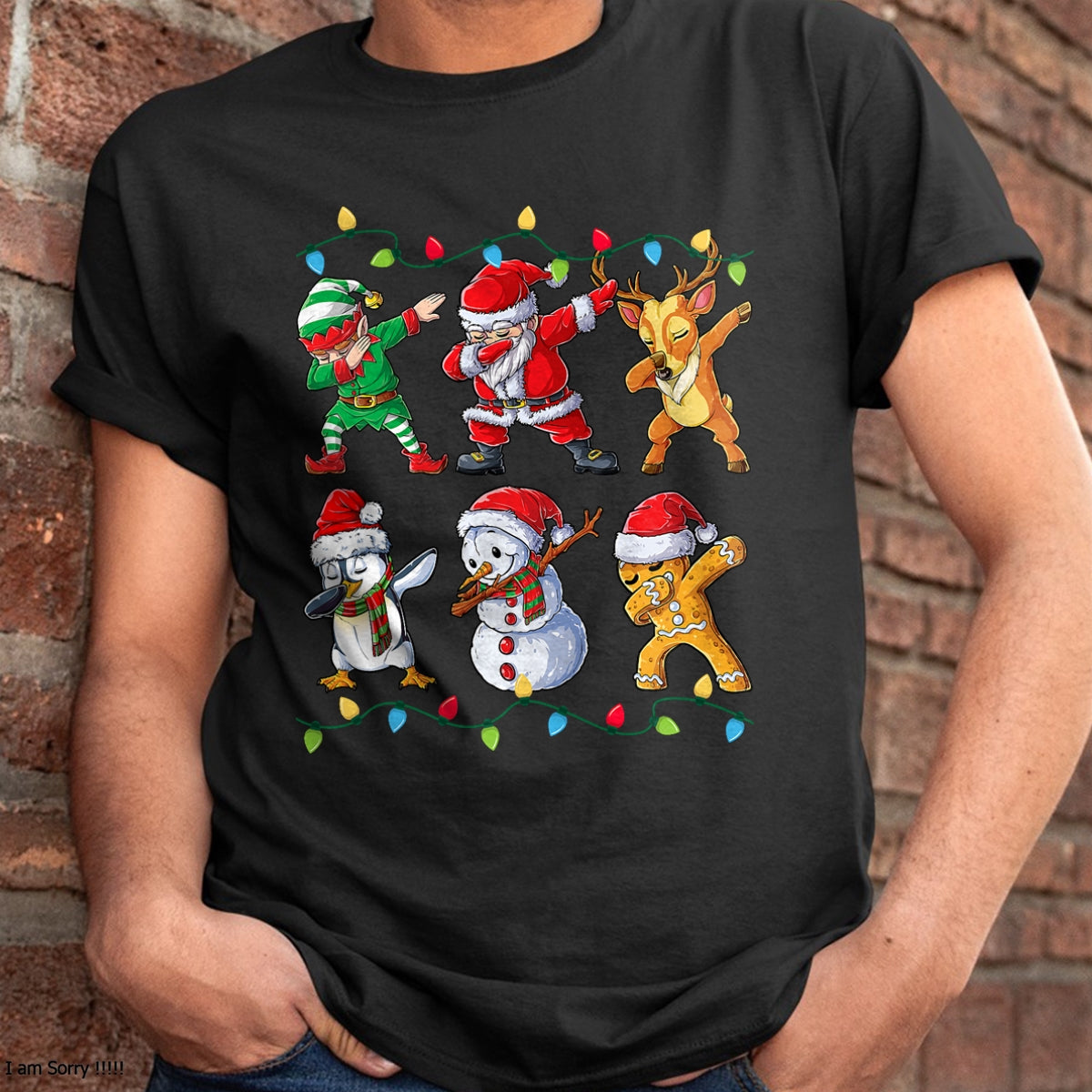 Dabbing Santa Elf Friends Christmas Boys Girls Men Xmas Dab T-Shirt - Christmas Unisex T-Shirt/Hoodie/Sweatshirt - TRNN00