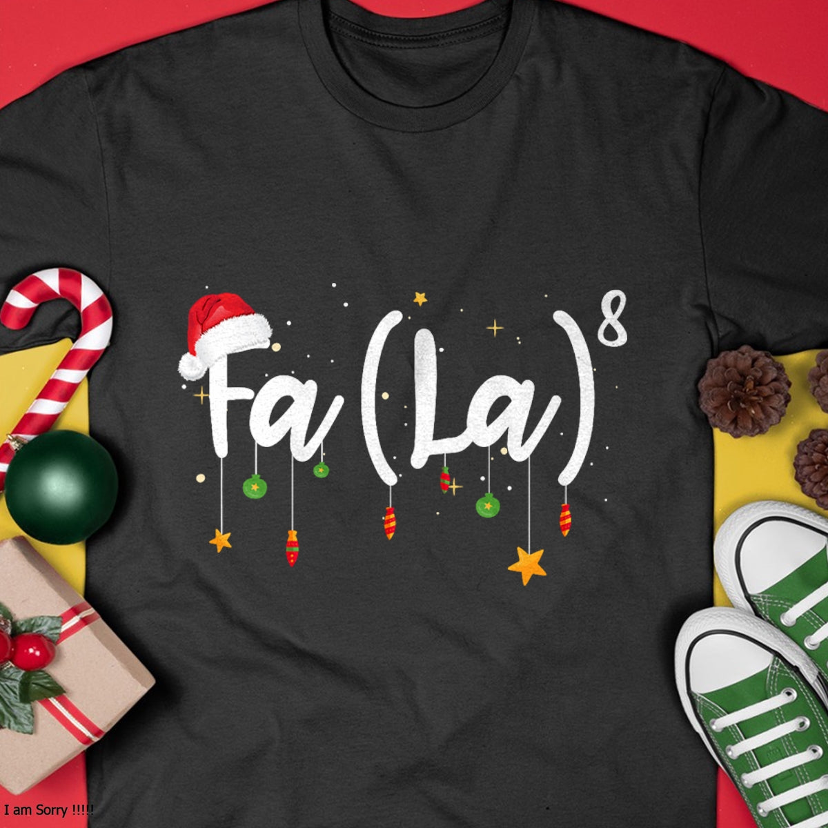 FA (LA)8 Funny Christmas Santa Fa La Math T-Shirt - Christmas Unisex T-Shirt/Hoodie/Sweatshirt - TRNN00