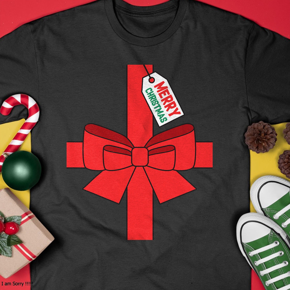 Funny DIY Christmas Present Costume T-Shirt - Christmas Unisex T-Shirt/Hoodie/Sweatshirt - TRNN00