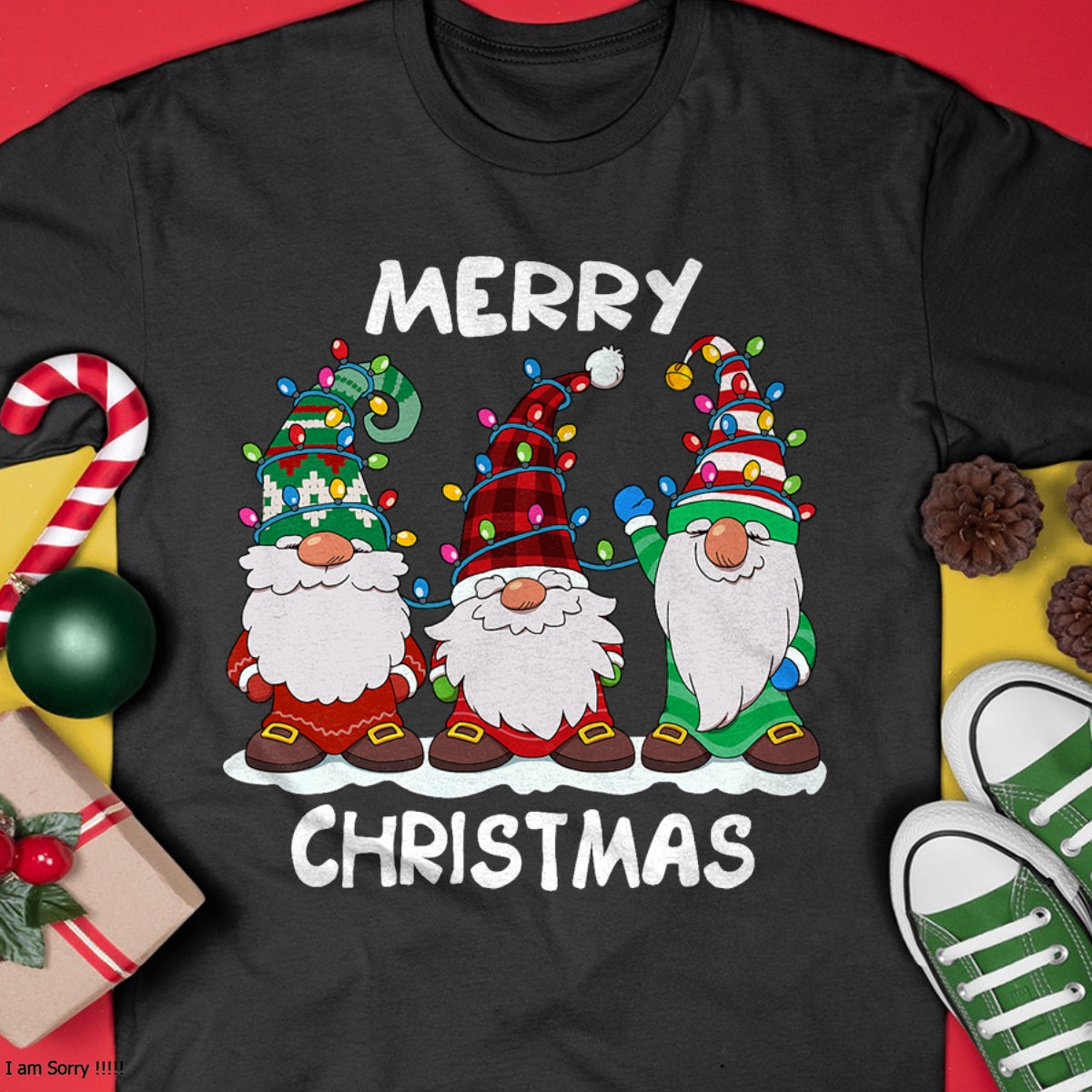 Merry Christmas Gnomes Xmas Family Men Women T-Shirt - Christmas Unisex T-Shirt/Hoodie/Sweatshirt - TRNN00