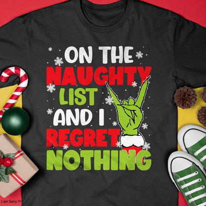 Funny Naughty List Christmas Xmas Santa Mens Womens Kids T-Shirt - Christmas Unisex T-Shirt/Hoodie/Sweatshirt - TRNN00