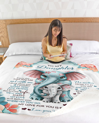 Special Gift For Your Daughter Blanket - From Mom