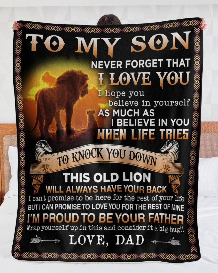 Special Gift For Your Son Blanket - From Dad