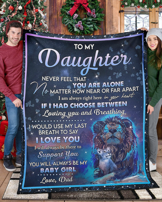 Special Gift For Your Daughter Blanket - From Dad (SKUB09-90)
