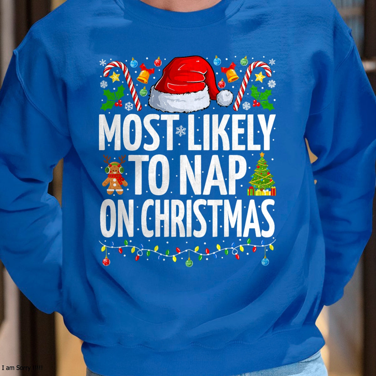 Most Likely To Nap On Christmas Funny Family Christmas T-Shirt - Christmas Unisex T-Shirt/Hoodie/Sweatshirt - TRNN00