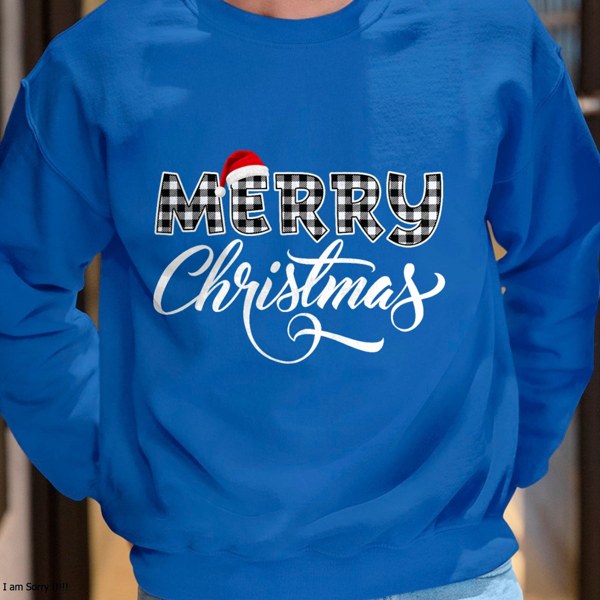 Merry Christmas Buffalo Black and White Plaid for Men Women T-Shirt - Christmas Unisex T-Shirt/Hoodie/Sweatshirt - TRNN00