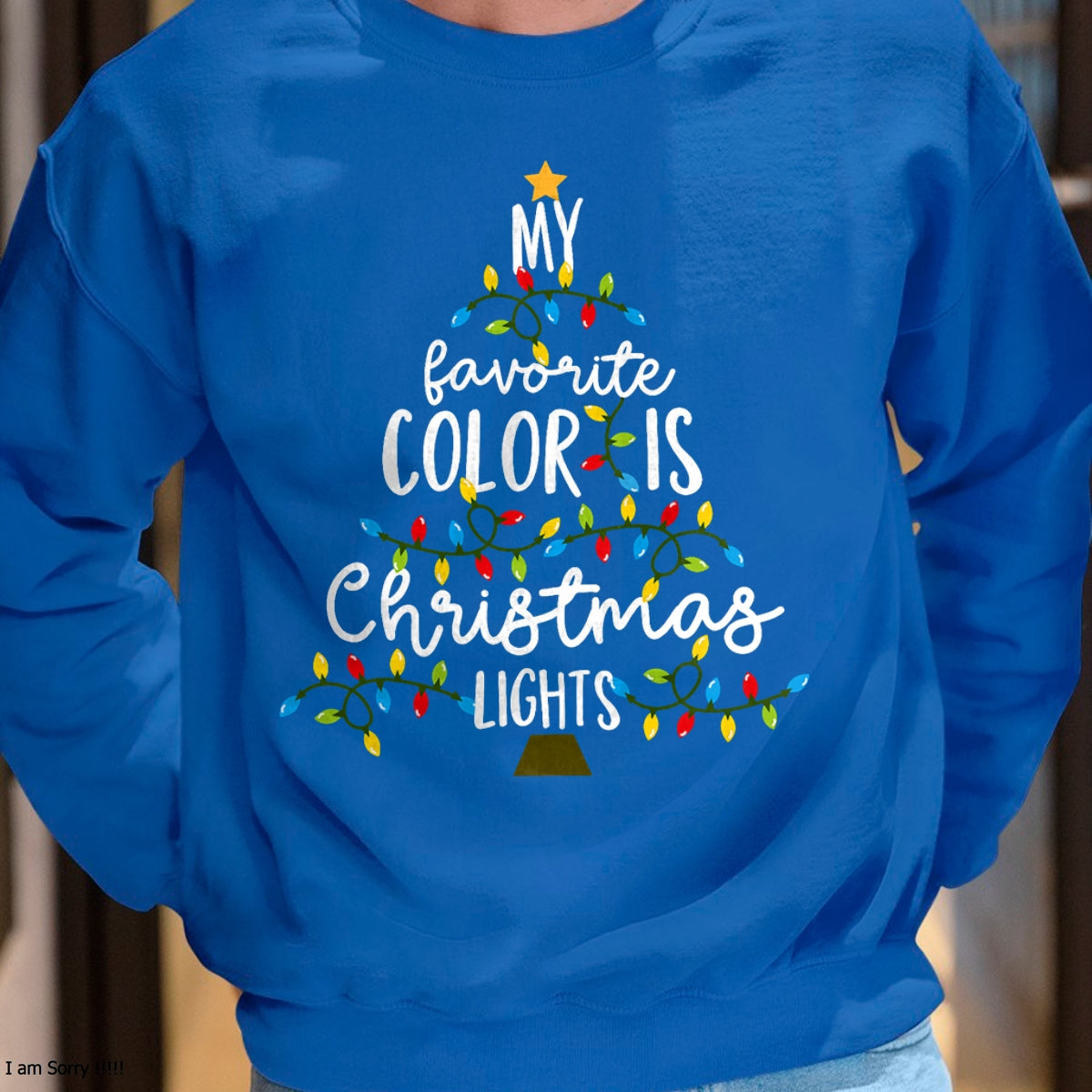 My Favorite Color Is Christmas Lights Kids Boy Women T-Shirt - Christmas Unisex T-Shirt/Hoodie/Sweatshirt - TRNN00