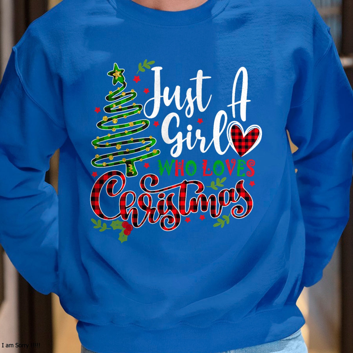 Just a Girl who Loves Christmas a Gift for XMAS Women Girls T-Shirt - Christmas Unisex T-Shirt/Hoodie/Sweatshirt - TRNN00