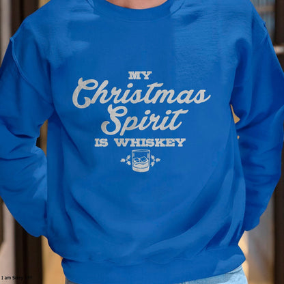 Funny Christmas Drinking Shirt Whiskey Liquor Drinker Saying T-Shirt - Christmas Unisex T-Shirt/Hoodie/Sweatshirt - TRNN00