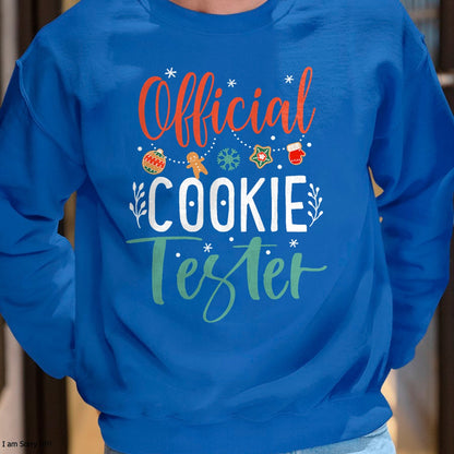Official Cookie Tester Funny Christmas Couples Matching T-Shirt - Christmas Unisex T-Shirt/Hoodie/Sweatshirt - TRNN00