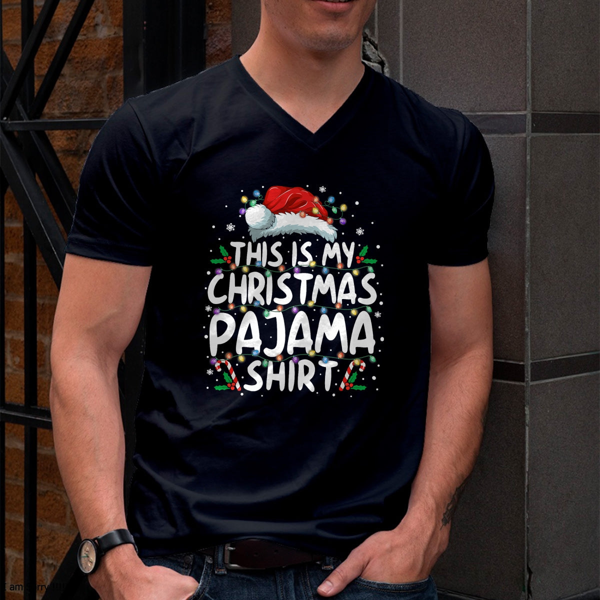 This Is My Christmas Pajama Shirt Funny Xmas PJs Men Women T-Shirt - Christmas Unisex T-Shirt/Hoodie/Sweatshirt - TRNN00