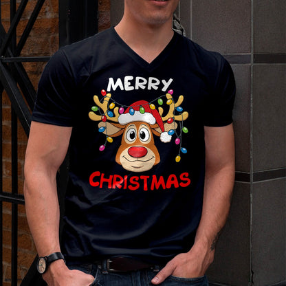 Merry Christmas Reindeer Xmas Family Men Women T-Shirt - Christmas Unisex T-Shirt/Hoodie/Sweatshirt - TRNN00