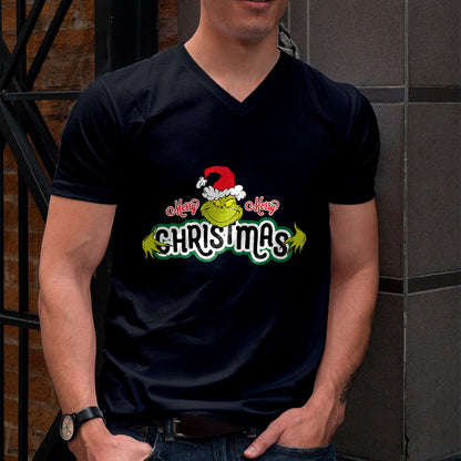 Dr. Seuss Grinch Hugs Christmas Short Sleeve T-shirt - Christmas Unisex T-Shirt/Hoodie/Sweatshirt - TRNN00