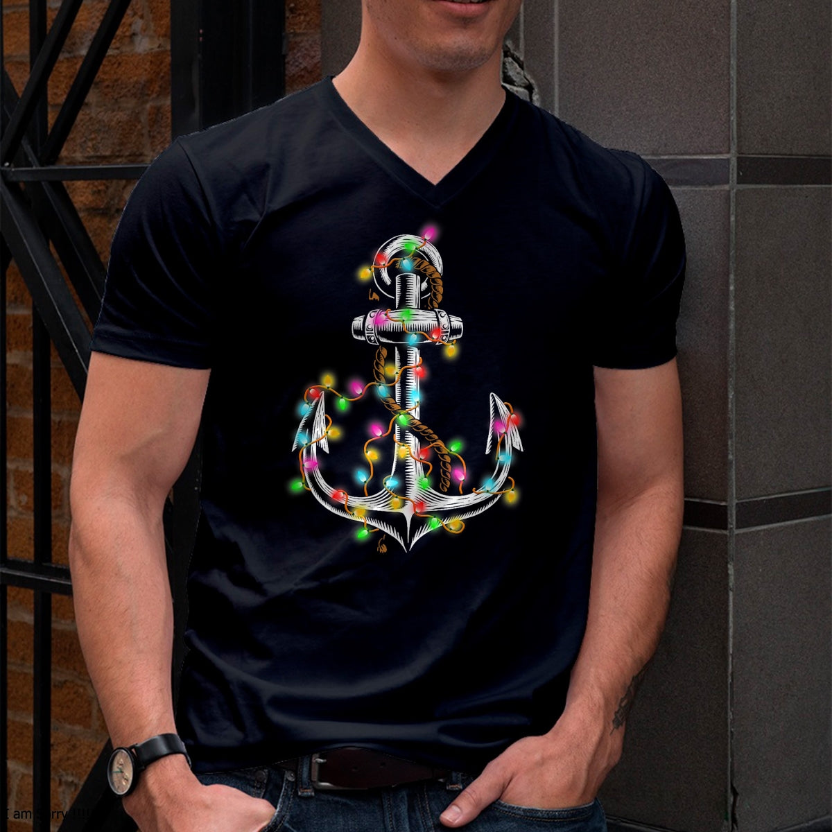 Christmas Lights Boating Sailing Cruise Boat Gifts T-Shirt - Christmas Unisex T-Shirt/Hoodie/Sweatshirt - TRNN00