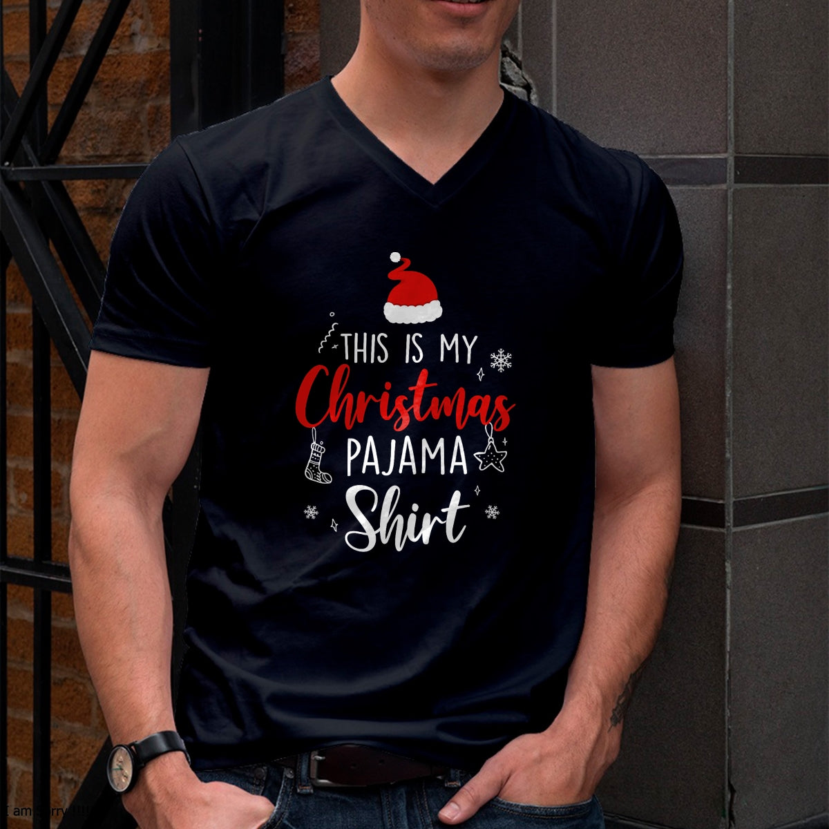 Funny Christmas PJ Pajama Men Women PJS for Family T-Shirt - Christmas Unisex T-Shirt/Hoodie/Sweatshirt - TRNN00