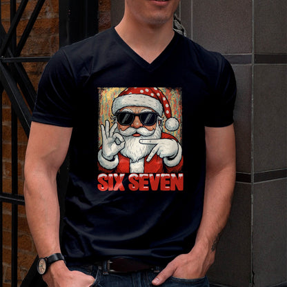 Funny Six Seven Meme Christmas Cool Santa Saying 6 7 T-Shirt - Christmas Unisex T-Shirt/Hoodie/Sweatshirt - TRNN00