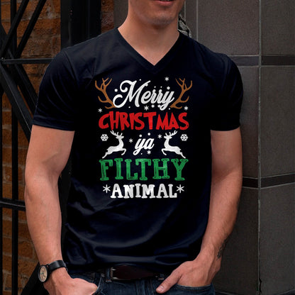Merry Christmas Animal Filthy Ya Xmas Pajama T-Shirt - Christmas Unisex T-Shirt/Hoodie/Sweatshirt - TRNN00