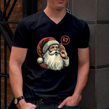 67 Christmas Funny Six Seven Meme Brainrot Santa Claus Boys T-Shirt - Christmas Unisex T-Shirt/Hoodie/Sweatshirt - TRNN00