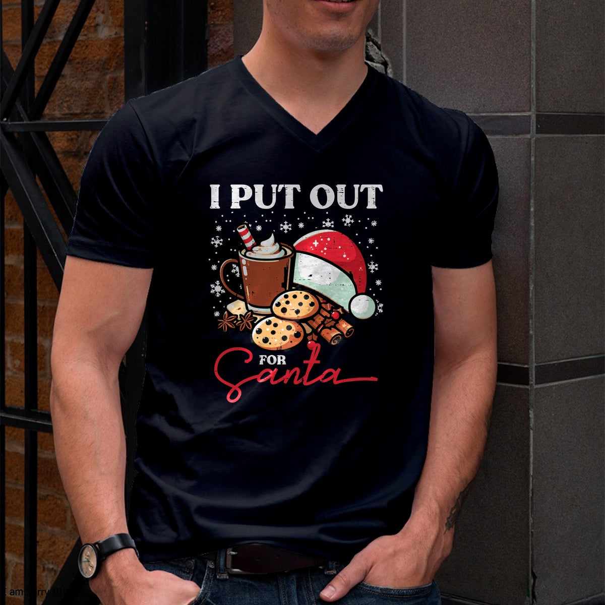 Christmas I Put Out For Santa Funny Xmas Kids Women Men T-Shirt - Christmas Unisex T-Shirt/Hoodie/Sweatshirt - TRNN00