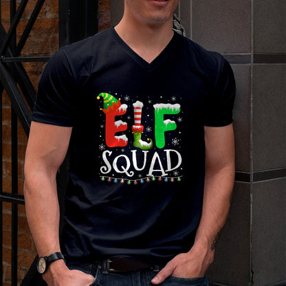 Elf Family Christmas Matching Pajamas Xmas Elf Squad T-Shirt - Christmas Unisex T-Shirt/Hoodie/Sweatshirt - TRNN00