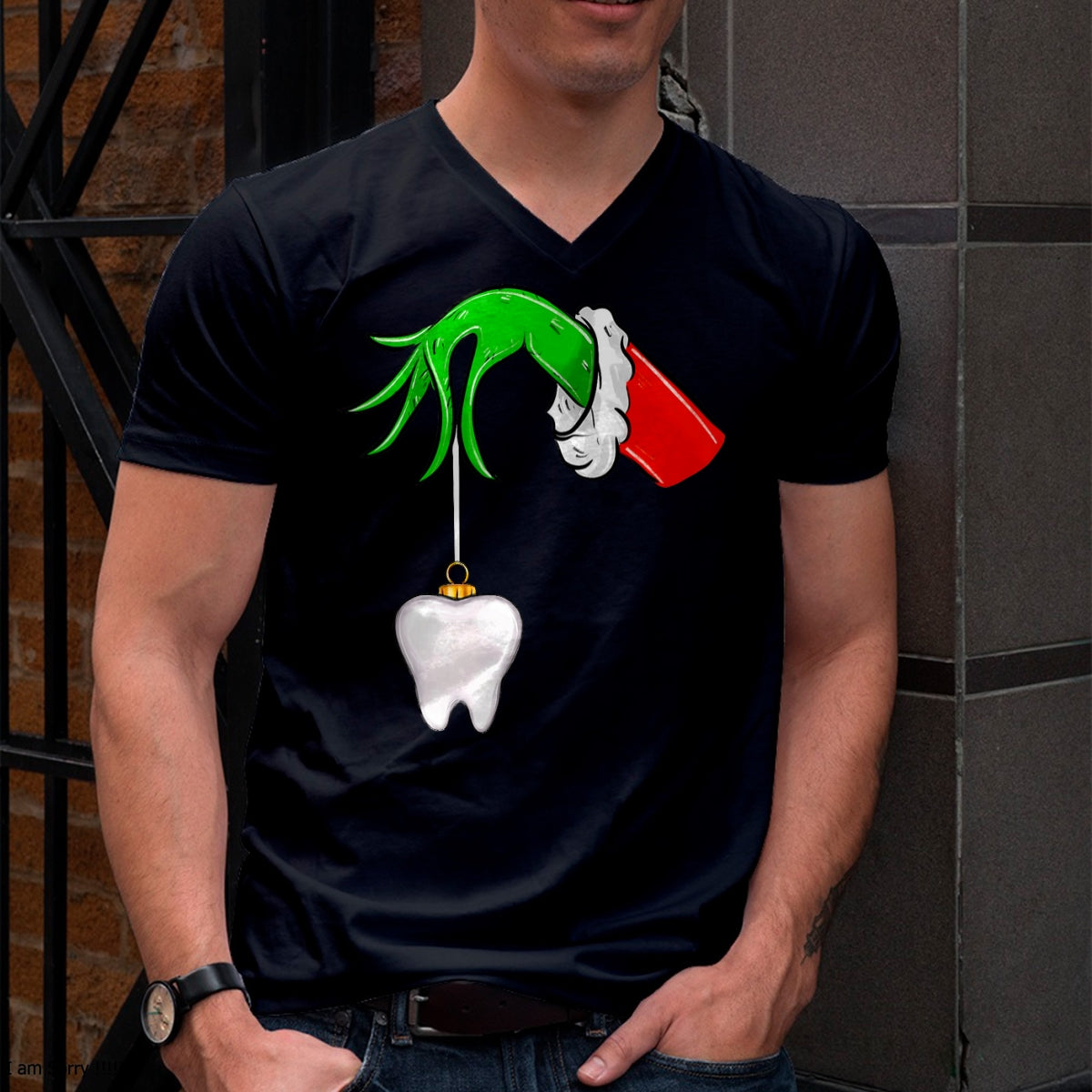 Christmas Tooth Dentist Dental Assistant Teeth Xmas Pajamas T-Shirt - Christmas Unisex T-Shirt/Hoodie/Sweatshirt - TRNN00