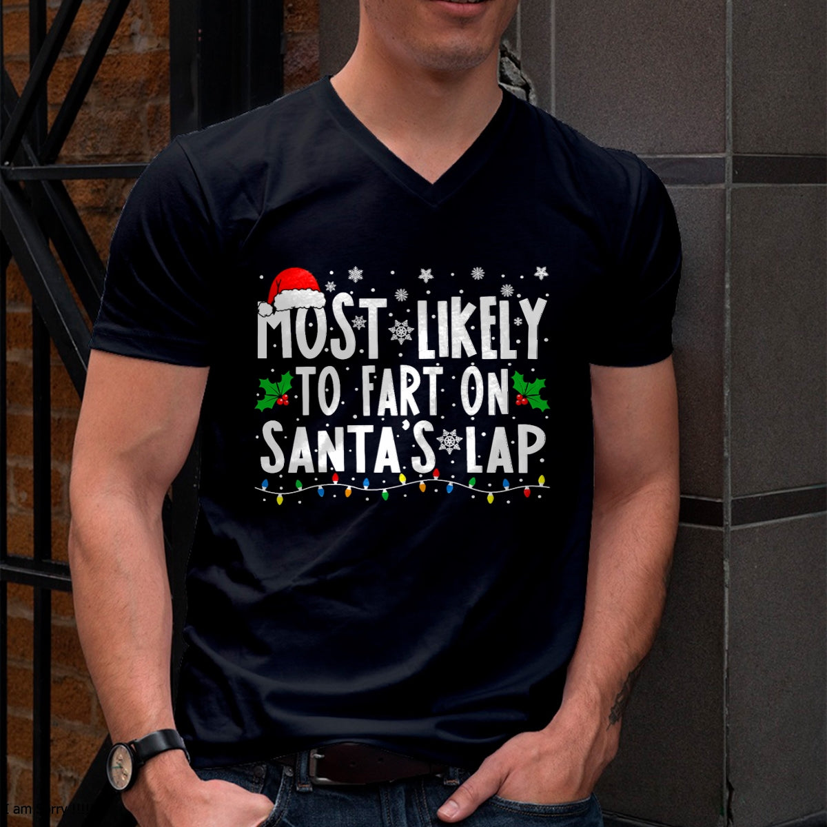 Most Likely to Fix Santa Sleigh Family Matching Christmas T-Shirt - Christmas Unisex T-Shirt/Hoodie/Sweatshirt - TRNN00