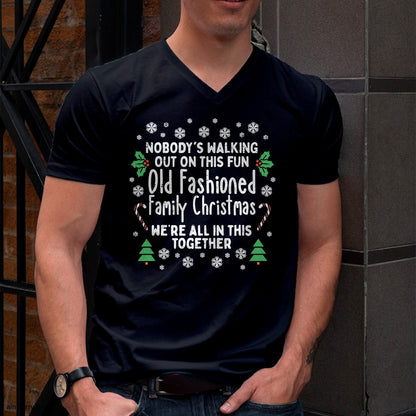 Old Fashioned Family Christmas Ugly Xmas Men Women Kids T-Shirt - Christmas Unisex T-Shirt/Hoodie/Sweatshirt - TRNN00