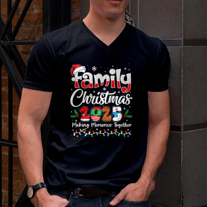 Family Christmas 2025 Matching Outfit Xmas Squad Santa T-Shirt - Christmas Unisex T-Shirt/Hoodie/Sweatshirt - TRNN00