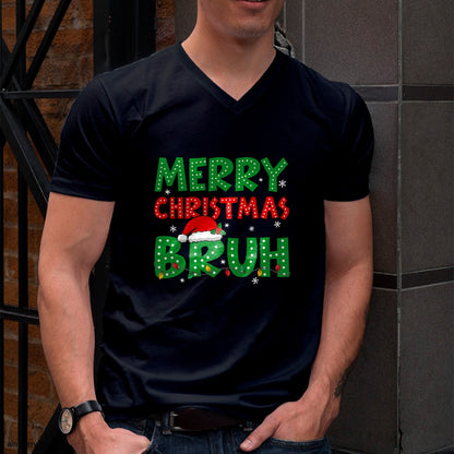 Bruh Meme Funny Saying Bro Greeting Teens Boys Men Christmas T-Shirt - Christmas Unisex T-Shirt/Hoodie/Sweatshirt - TRNN00