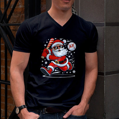 Funny Baseball Santa 67 Christmas Xmas Pajamas Boys T-Shirt - Christmas Unisex T-Shirt/Hoodie/Sweatshirt - TRNN00