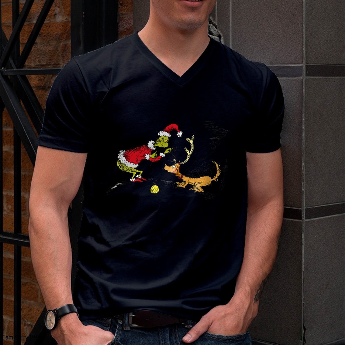 Dr. Seuss Reindeer T-shirt - Christmas Unisex T-Shirt/Hoodie/Sweatshirt - TRNN00