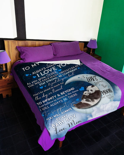 Special Gift For Your Son Blanket - From Mom