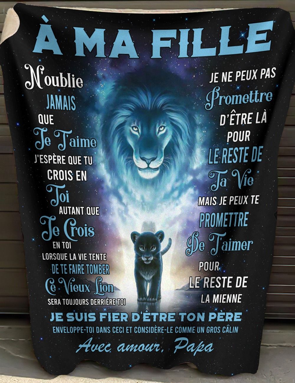 Cadeau Spécial Pour Ta Fille Couverture - De Papa