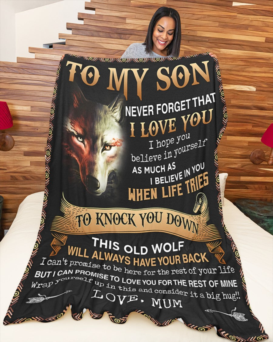 Special Gift For Your Son Blanket - From Mum