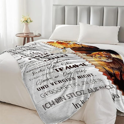 Besonderes Geschenk für deine Tochter – Decke von Papa