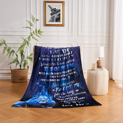 Special Daughter Gift Blanket - From Dad