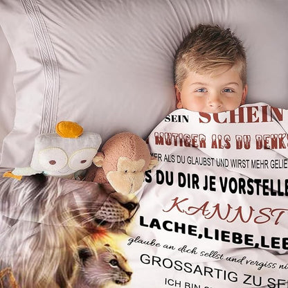 Besonderes Geschenk für deinen Sohn – Decke von Papa