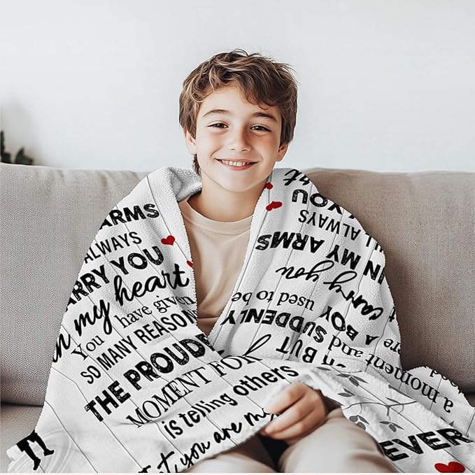 From Mom – Special Blanket for Son