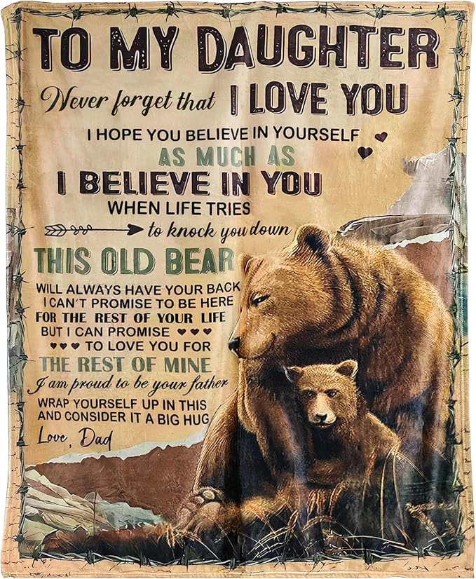 From Dad – Special Blanket for Daughter