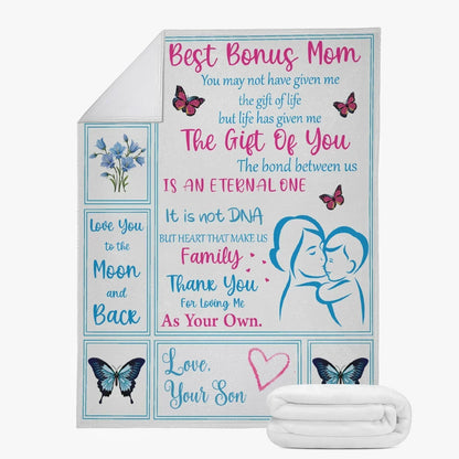 Best Bonus Mom Blanket - from son