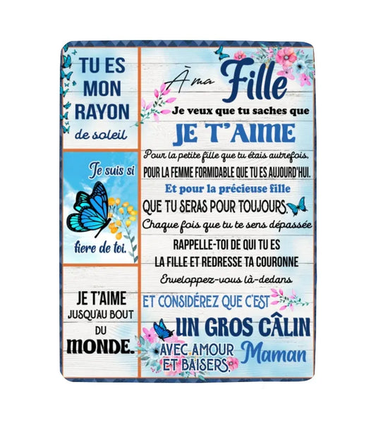 Cadeau Spécial Pour Ta Fille Couverture - De Maman